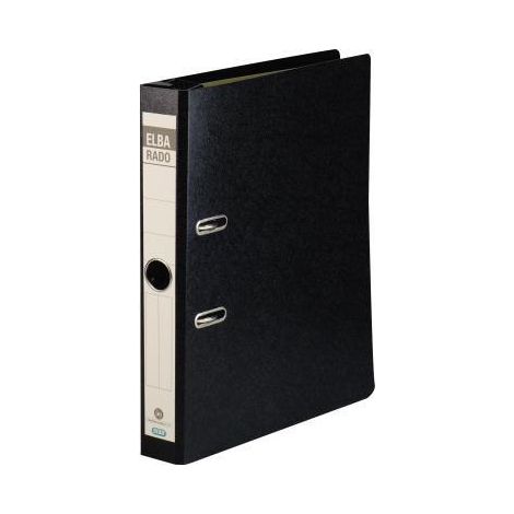 ELBA Hängeordner rado 100081046 DIN A4 50mm Hartpappe schwarz (1/4)