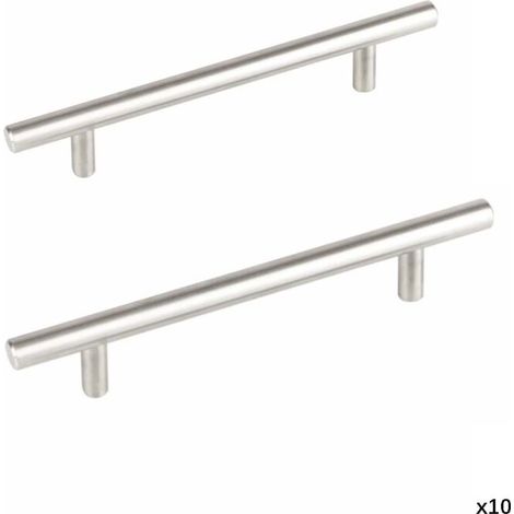 Juego completo de 10 tiradores para armarios de cocina, distancia entre centros de 192 mm, tiradores de acero inoxidable para armarios de cocina, tiradores para puertas de cocina, tiradores para muebl