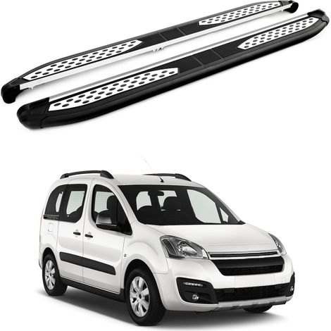 TURTLE kompatibel mit Citroen Berlingo 2008-2018 Trittbrett Plus Schwarz (1/4)