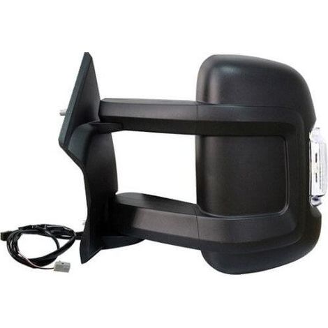 Rétroviseur électrique gauche noir chauffant bras long 5W Citroen Jumper depuis 2006