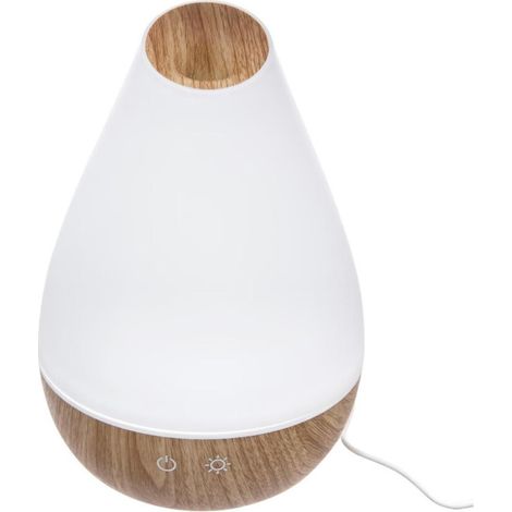 Diffuseur d'Huiles Essentielles LED "Arlie" 22cm Blanc (1/5)