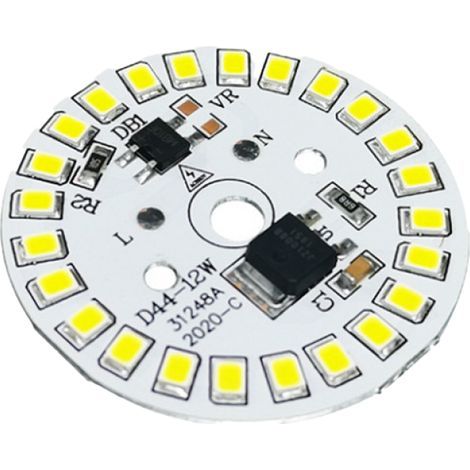 Ampoule LED COB 12 W, 100 lumens, 44 mm, 3 000-3 200 K, économie d'énergie, 21-24 V CC, convient aux projecteurs et projecteurs à faisceau large, lumière blanche chaude (1/5)