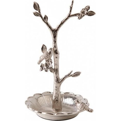 Decorative Tree Jewelry Tray, Artinal Functional Metal Jewelry Tray for Dressing Table, Chest of Drawers (1/5)