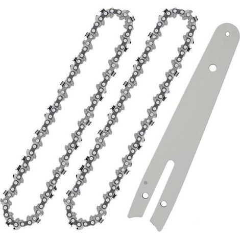 Chaine de Tronconneuse 2pcs Chaine Carbure pour Tronconneuse (6 pouces+bar) (1/3)