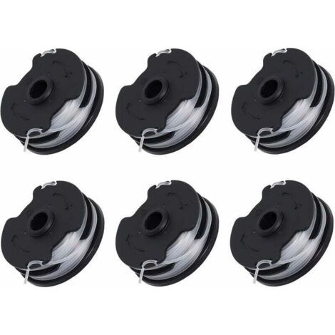 Paquete de 6 bobinas de repuesto para la desbrozadora inalámbrica Parkside PRTA 20-Li C3 IAN351753