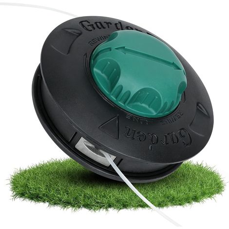 Testina per decespugliatore LG M10 x 1,25 con bobina da 2 m x 3 mm  Testina universale per decespugliatori e tosaerba, compatibile con i sistemi Load & Go e Tap & Go. (1/5)