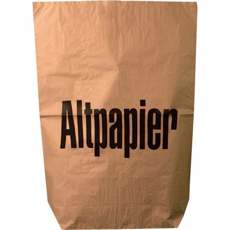 Papiersack mit Druck "Altpapier" 70 x 95 cm 25 Stk