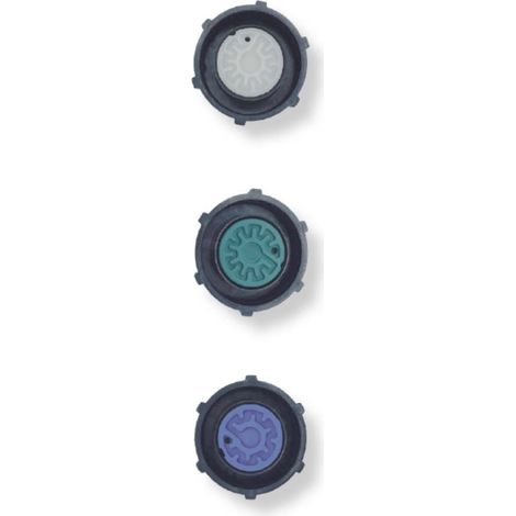 GOTEROS TURBULENTO TORO DESMONTABLES EURO KEY  5.9 L/H ( DISCO VERDE ) 100 unidades (1/4)