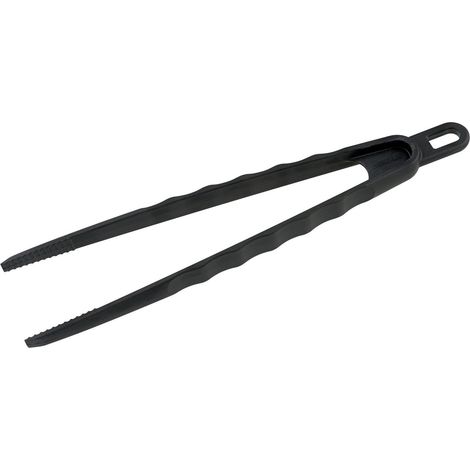 Fackelmann Zange schwarz 29 cm Küchenhelfer
