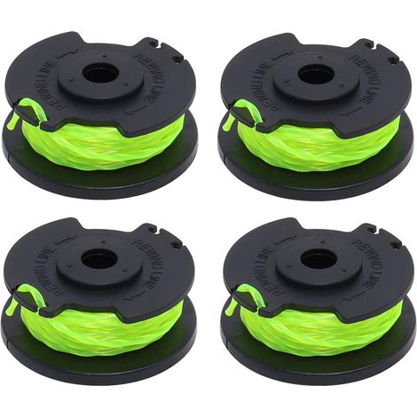Bobine de remplacement pour brosse Ryobi RAC142 36V, accessoire pour tondeuse, bobine de remplacement pour tondeuse, pour brosses radio RLT36B33 et RY36LT33A-0 (4 bobines) (1/4)