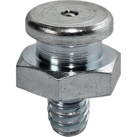 Samoa-Hallbauer nipplo ingrassaggio a testa piatta standard DIN3404 M10 x 1 mm - 41510 (1/3)
