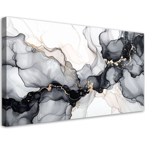 Tableau déco Abstraction moderne glamour 100x50 (1/4)