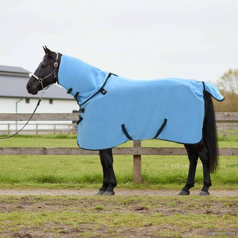 Pferdedecke Volles Aqua 115 cm Polyester