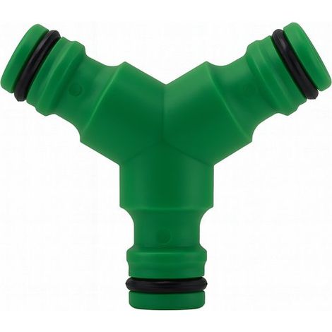 1 Raccord adaptateur tuyau arrosage, 3 sorties, connexion rapide, étanche, vert noir, jardin pelouse nettoyage (1/2)