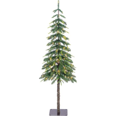 Black Box Trees Sapin de Noël artificiel illuminé Vert H155xl48xL48cm (1/5)