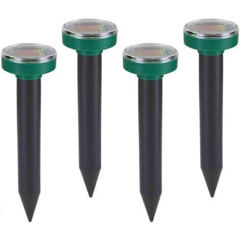 FENOPLASTICARépulsif pour insectes et animaux 4 répulsif solaire anti-taupe IP65 anti-taupe ultrasonique, anti-taupe, répulsif de campagnol, répulsif de campagnol, répulsif de taupe pour le jardin pel (1/5)