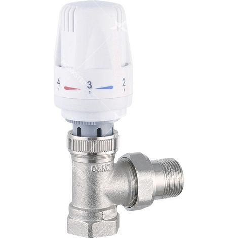 Thermostatic Valve DN15 1/2" Temperature Control Thermostatic Valve DN15 Non Return Fitting with Threaded Fitting for Radiators (1/5)
