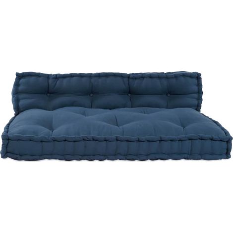 Coussin d'extérieur,Coussin de canapé sur palette Indigo tissu CFW489253 (1/5)