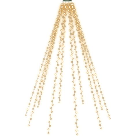 Guirlande lumineuse filet d'arbre de Noël,Décoration de Noël 400 LED 400 cm CFW49318 (1/4)
