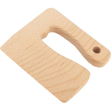 Couteau en Bois pour Enfants - Couteau de Cuisine Sécuritaire pour Légumes et Fruits - Jouet Éducatif 2-8 Ans (1/5)