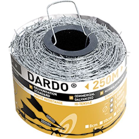 Fléchette en fil de fer barbelé RO250 MT 1,60 x 1,4 mm Mor-Riv Distance 15 (1/2)