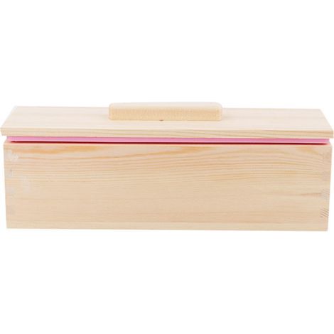 Moule à savon rectangulaire en silicone de 900 ml avec couvercle, outil de bricolage pour la cuisson de gâteaux, glaçages et chocolats. (1/4)