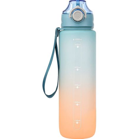 Bouteille À Eau - 1 L - Sans BPA En Tritan - Étanche À 360° Avec Filtre Détachable Et Poignée - Pour Sport Gym Cyclisme Extérieur Bureau École (1/5)