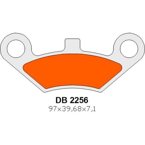 Pastillas de freno delanteras Delta para CF Moto CF 500, 625 y 800 Terralander