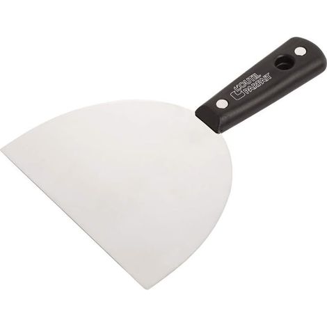 L'Outil Parfait – Couteau à enduire 12 cm – Lame en acier inoxydable trempé – Manche en polypropylène riveté pour prise en main confortable (1/5)
