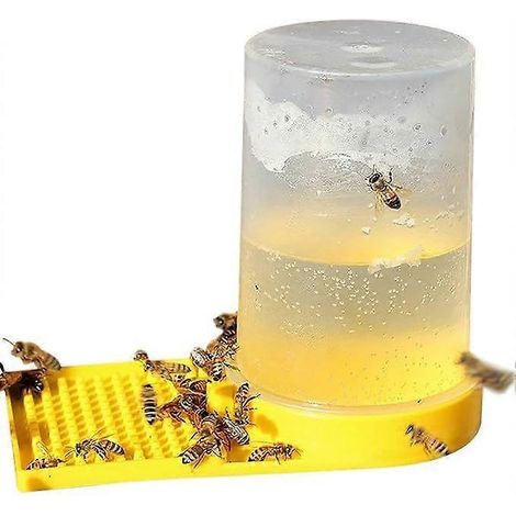 Filiyano-Pièces de distributeurs d'eau et de miel jaune pour abeilles, matériel apicole, système d'alimentation liquide en plastique, outils apicoles (1/5)