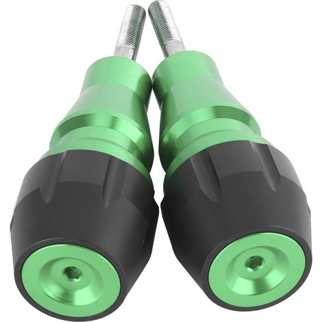 Protection Universelle pour Échappement Moto 10mm Pare-Carter Antichoc Acier Inoxydable Vert (1/5)