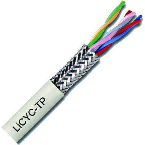 Câble de commande LIYCY 2x2x0,25 100 m