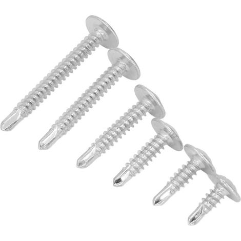 104 vis autoperceuses M4.2 à tête ronde fendue cruciforme en acier au carbone pour appareils ménagers (1/5)