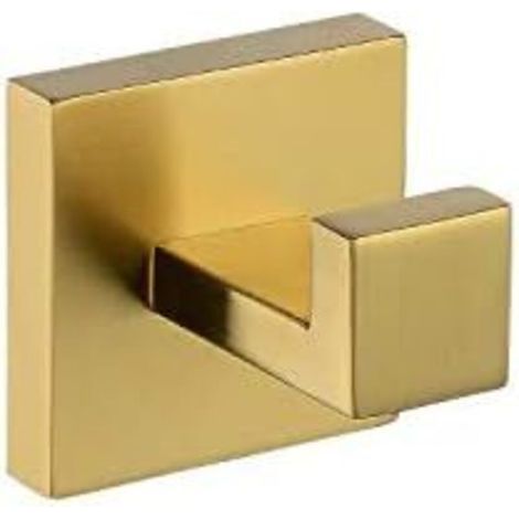 (Gold) Mattes Handtuchhaken, Kleiderhaken aus Edelstahl 304, Handtuchhalter, moderner Wandhaken im Industriestil fürs Badezimmer (1/5)