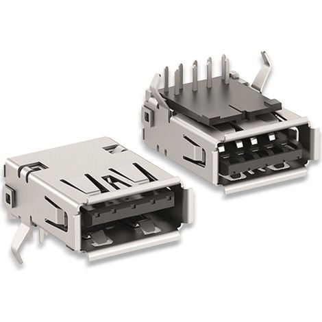 FISCHER ELEKTRONIK Connecteur USB, USB 3 A 90, 10145224, USB Type A, 9 broches