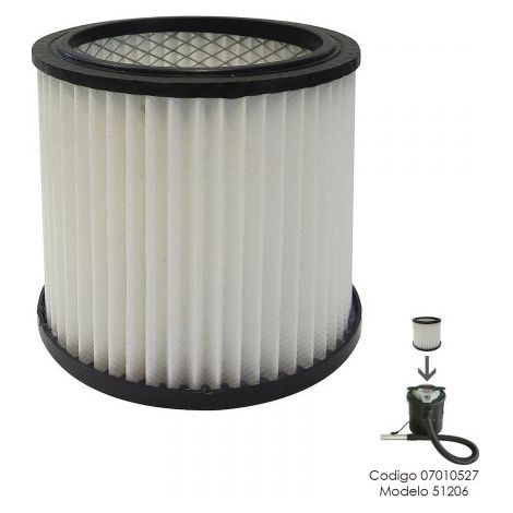 Filtro Per Aspiracenere 07010527 (Modello 51206)