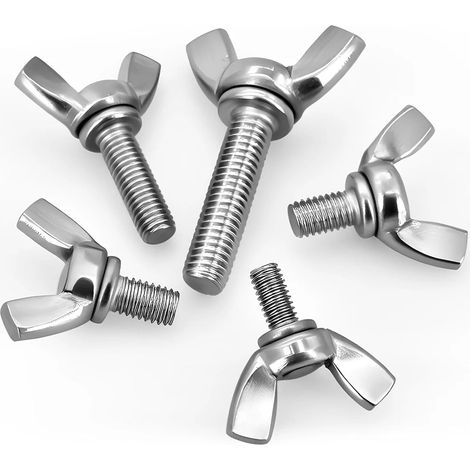 Vis à oreilles en acier inoxydable 304, M3, M4, M5, M6, M8, griffes (1/5)