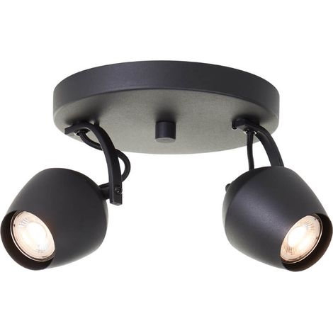 Spot en saillie 3 lumières Vertino noir - G06724/86 (1/3)