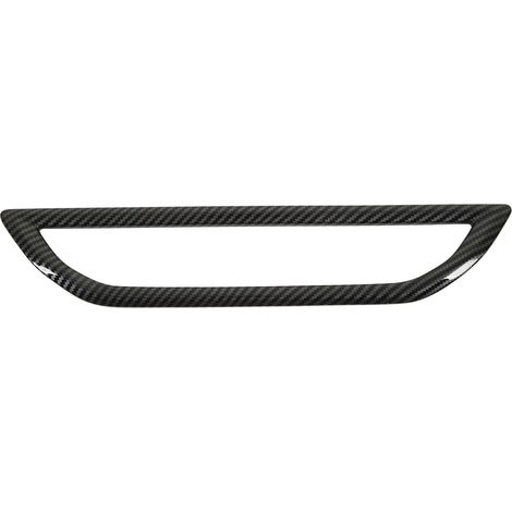 Cadre de grille d'aération de tableau de bord de console centrale avec déflecteur en aluminium texturé carbone pour Volkswagen ID.4 GTX Crozz 2021-2022 (1/5)