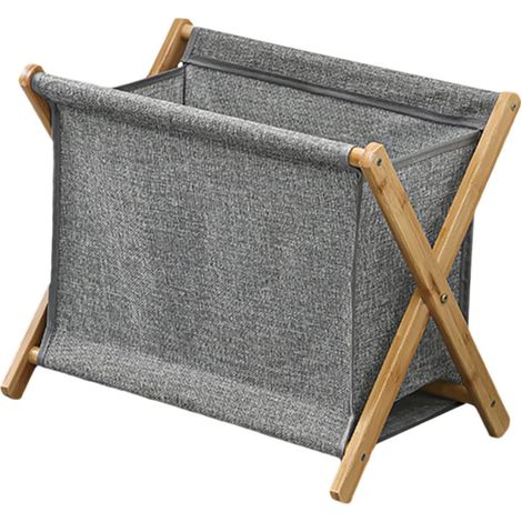 YMYNY Panier De Rangement Pliable Bac De Rangement Vêtements Dossier En Bois Panier À Linge Panier Trieuse Panier Paniers Pour Le Linge Couverture Titulaire Pour Le Salon Vêtements (1/5)