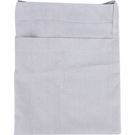 Sac de rangement suspendu pour lit bébé, couches, anneaux de dentition et jouets - Gris - 49,5 cm x 28,5 cm (1/5)