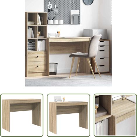 Bureau compact - Bureau Chêne Sonoma 100 x 40 x 76 cm (1/5)