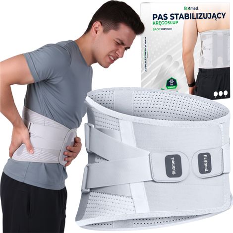 Cinturón estabilizador lumbar FIT4MED para el alivio del dolor de espalda (1/5)