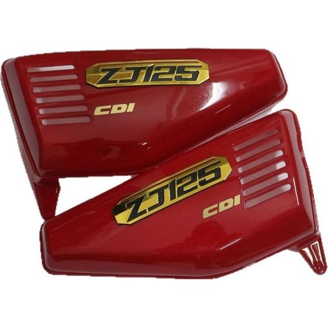 Seitenverkleidung für CG125 Motorrad, Seitenverkleidung, Schutzabdeckung, Batterieabdeckung, universelle Modifikation für ZJ125 Seitenverkleidungen. (1/5)