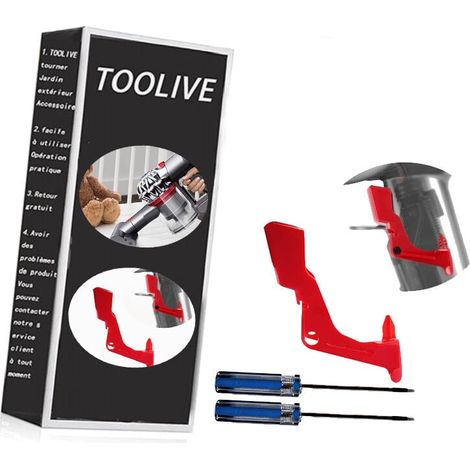 Bouton Interrupteur à gâchette robuste pour aspirateur Dyson V11/V10 Outil de réparation de Bouton d'alimentation amélioré (1 Bouton + 1 tournevis)- (1/4)
