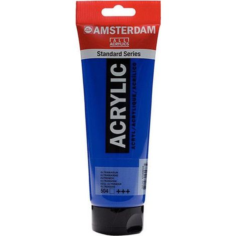 Peinture Acrylique en tube - Outremer - 504 - Amsterdam - 250ml (1/2)