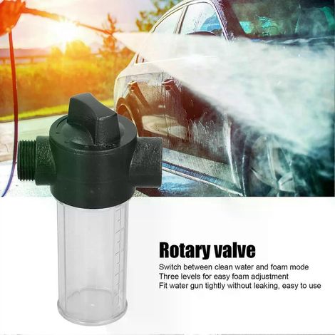 Schaumkanone für Gartenschläuche, Autowaschanlagen, Schaumkanister, 100 ml (1/4)
