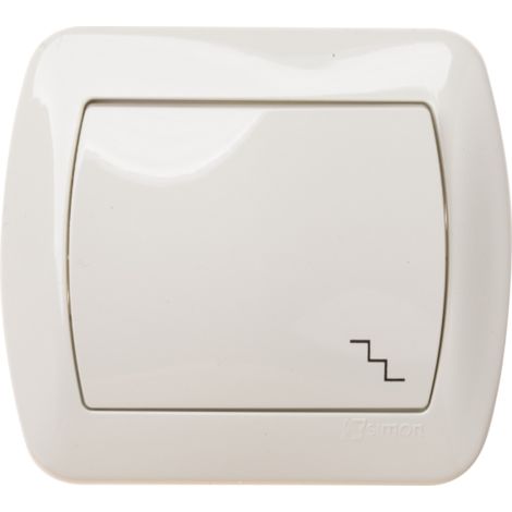 Interrupteur d'escalier Simon Akord Beige IP20 AW6/12