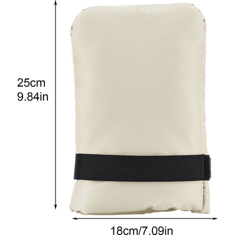 Protecteur d'Évier Extérieur Étanche en Oxford 210D avec Garniture Thermique - Taille 15X21cm ou 18X25cm - Noir, Gris, Beige - 1 Pièce (1/2)