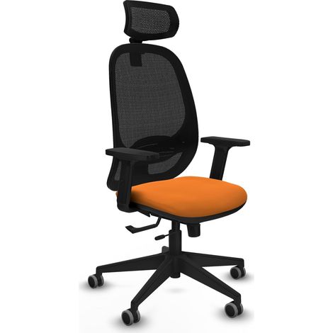 Silla de oficina piqueras y crespo Cilanco negro espuma ergonómica (1/2)